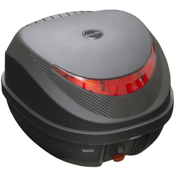 【メーカー在庫あり】 NBS バイクパーツセンター リアボックス 32L リード125/ディオ110 黒/赤 バックレスト、リアキャリア付き 907970 JP店
