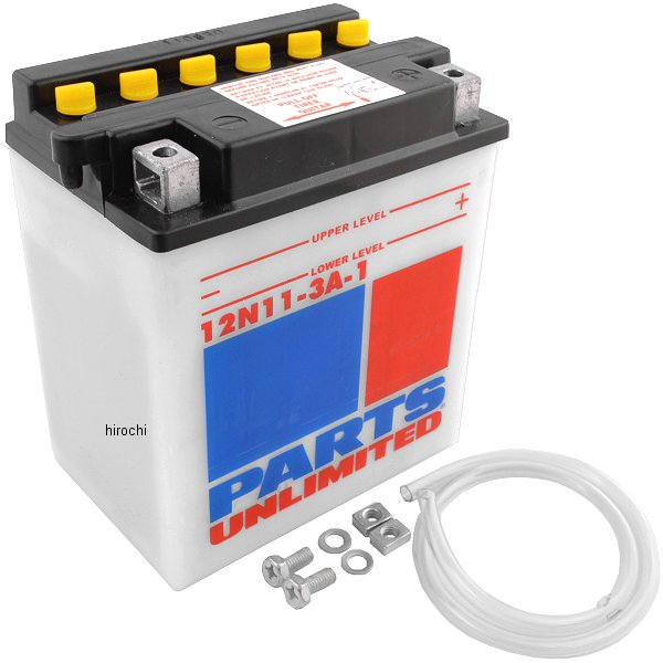 【USA在庫あり】 パーツアンリミテッド Parts Unlimited 液別 バッテリー 開放型 12V R12N11-3A-1 R12N11-3A-1 JP店