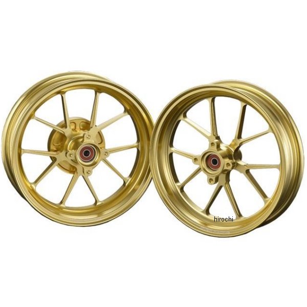 オーヴァー OVER アルミ鍛造 リアホイール GP-TEN 3.50-12 NSF、NSR、XR ゴールド 82-15-152G JP店