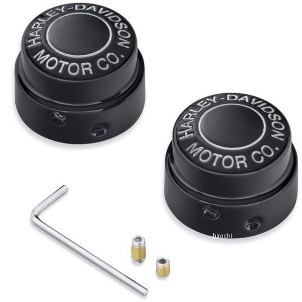 ハーレー純正 フロントアクスルナットカバー H-D MOTOR CO 黒 43000177 JP店
