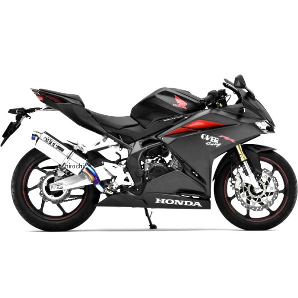 オーヴァー OVER スリップオンマフラー TTフォーミュラ 17年以降 CBR250RR フルチタン 17-02-01 JP店