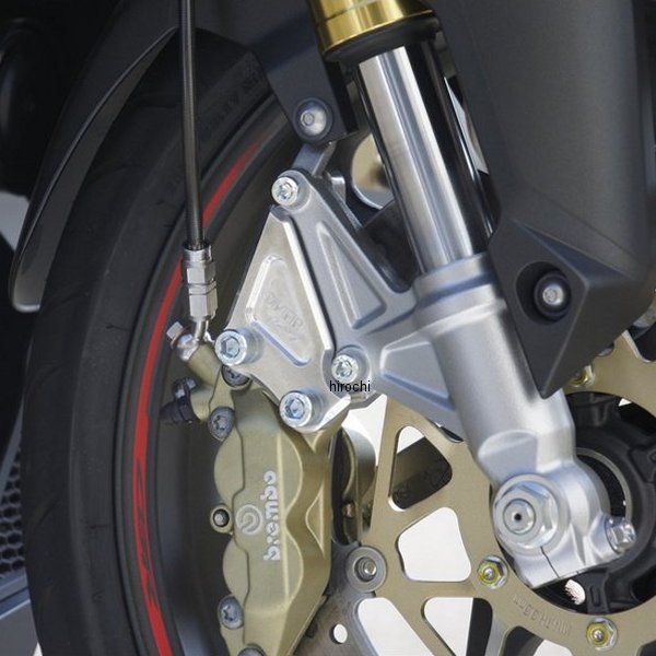 オーヴァー OVER フロントキャリパーサポート ブレンボ4P 40mm 17年以降 CBR250RR シルバー 83-02-11 JP店｜株式会社ヒロチー商事 店