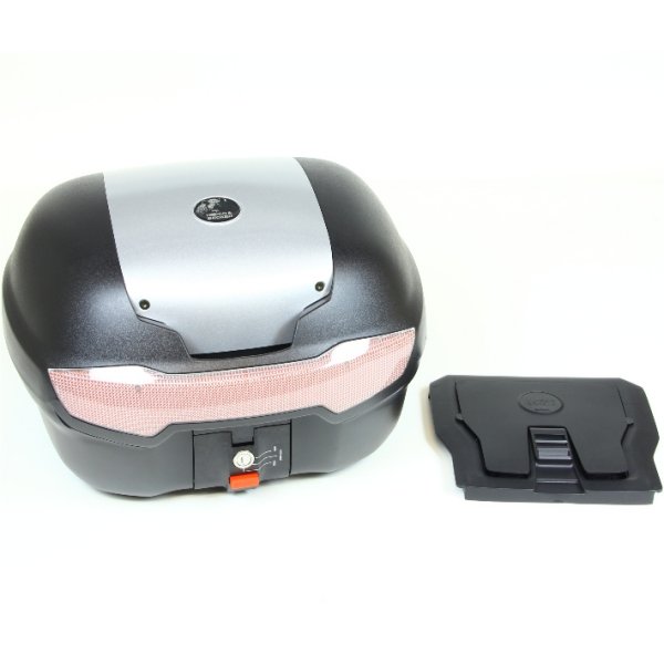 ヘプコアンドベッカー HEPCO&BECKER JOURNEY トップケース 38L ユニバーサルアダプタ ブラック/シルバー 610089 00 09 JP店