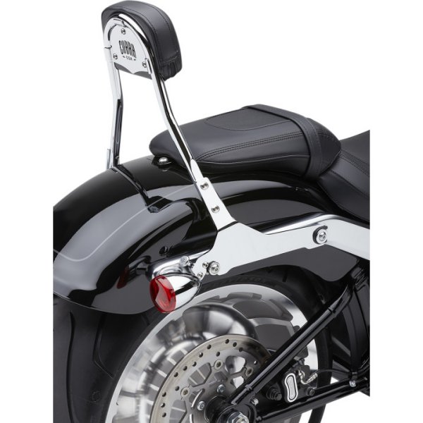 【USA在庫あり】 コブラ COBRA バックレスト デタッチ ラウンド クローム 1501-0607 JP店