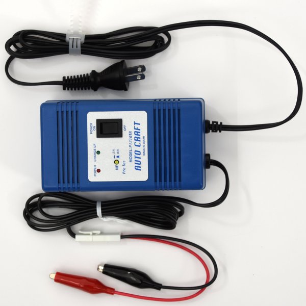オリオンオートクラフト アルプス計器 二輪車用充電器 トリクル充電機能付き 2.3~18Ah/10HR P1210TR JP店|株式会社ヒロチー商事 店
