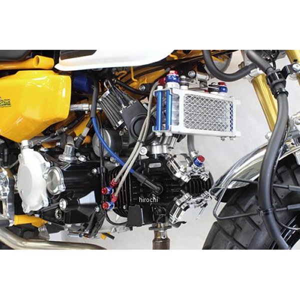 Sp武川 コンパクトクール オイルクーラ 4フィン5オイルライン スリム Btb ボアアップ装着車 モンキー125 07 07 0254 Jp店 Centralelectricals Com