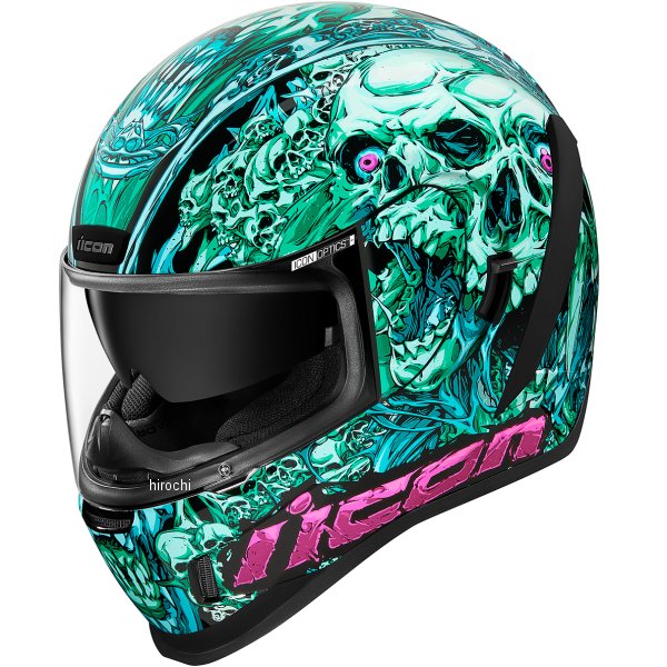 アイコン Icon フルフェイスヘルメット Airform Parahuman 青色信号 Sm 0101 Jp店 Thebiggreenfest Com