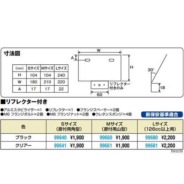 定価 デイトナ ナンバープレートスタビライザーM リフレクター付き 黒 99660 JP店 qdtek.vn