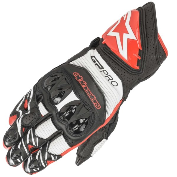 アルパインスターズ グローブ GP PRO R3 1304 黒/白/ブライトレッド XLサイズ 8033637972428 JP店
