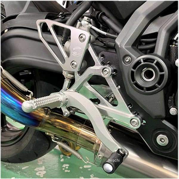 ビート BEET バックステップ 逆シフト仕様 17年以降 Ninja650 ハイパーバンク シルバー 0111-KD7-30 JP店|株式会社ヒロチー商事 店