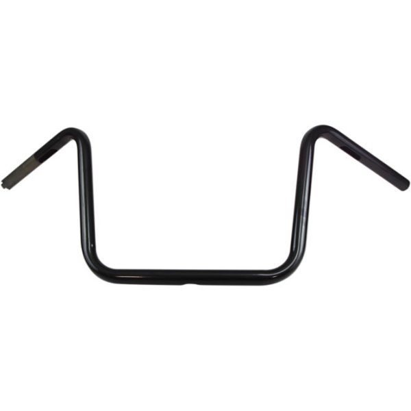 【USA在庫あり】 DRAG 1インチ ハンドルバー エイプ 12インチ 黒(つや有り) 0601-4208 JP店