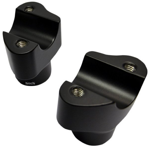 【USA在庫あり】 DRAG 1インチハンドルバー 1.5インチ(37.5mm)高 ライザー 黒つや消し 0602-0809 JP店