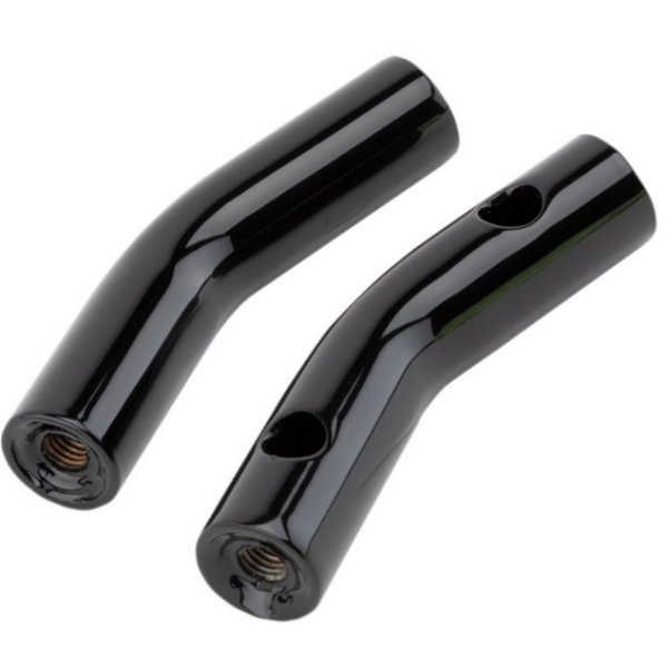 【USA在庫あり】 LAチョッパーズ LA Choppers 1.25インチ プルバックライザー 6インチ高 黒(つや有り) 0602-1030 JP店