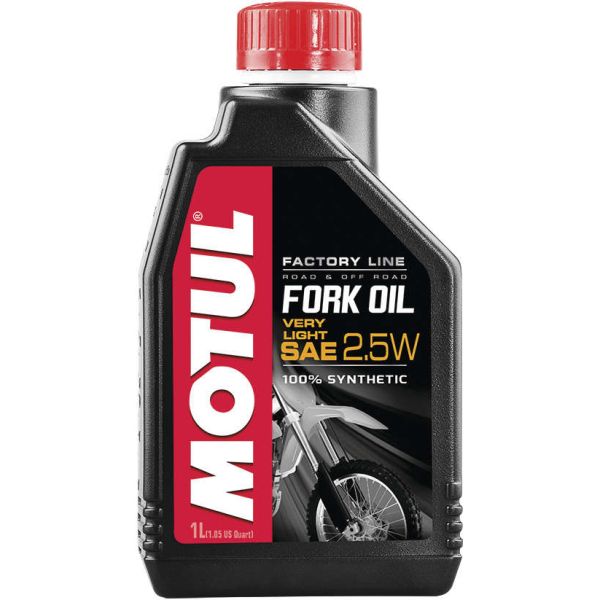 市場 USA在庫あり ファクトリーライン フォークオイル MOTUL ベリーライト モチュール