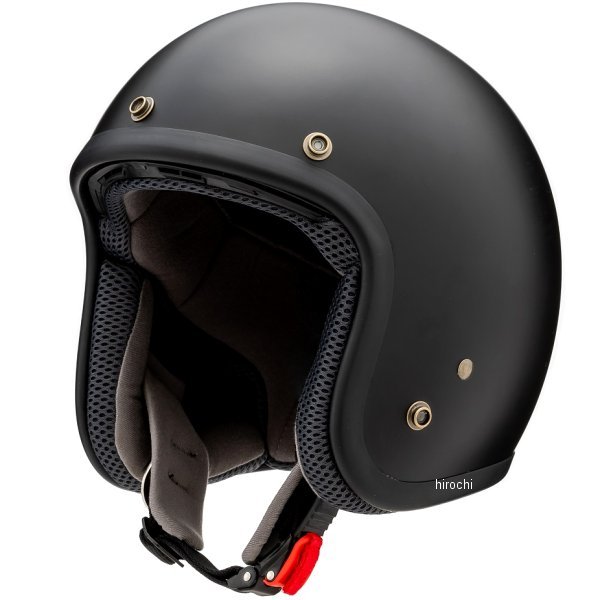 【メーカー在庫あり】 YH-001 山城 スモールジェットヘルメット フラットブラック Lサイズ YH001F.BK/L JP店