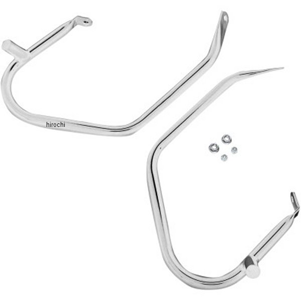 【USA在庫あり】 DRAG サドルバッグガード ロープロファイル 97年-08年 FLT クローム 0505-1563 JP店