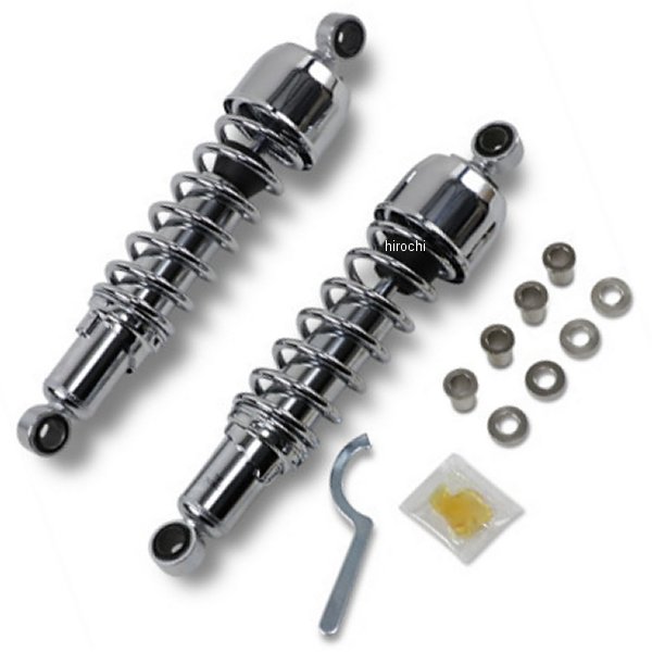 【USA在庫あり】 DRAG ショック 純正補修交換用 85年-03年 XL/FXR 13インチ(330mm) クローム 1310-1837 JP店