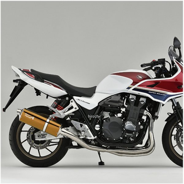 ヤマモトレーシング フルエキゾースト 2018'～ CB1300SB/SF SPEC-A チタン 4-1 DOWN TYPE-S ゴールド JMCA認証 11319-11TSG JP店