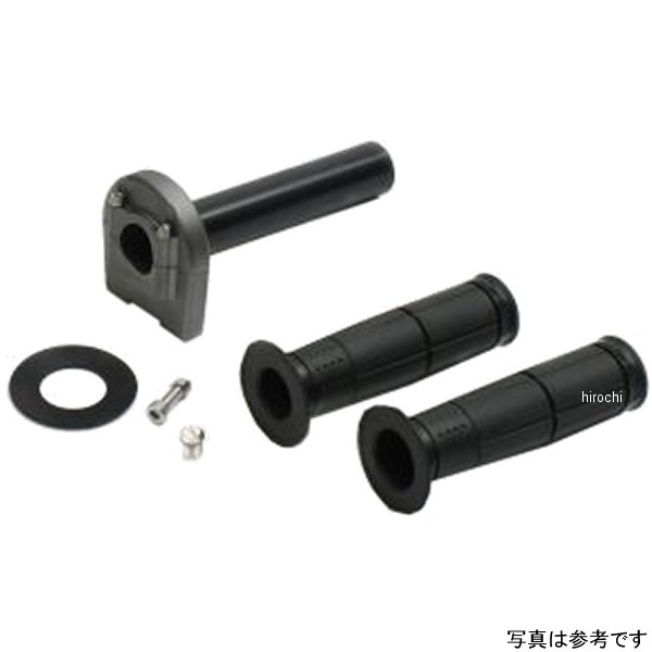 アクティブ ACTIVE スロットルキット タイプ3 巻取径φ32 グロメット付き 11年-12年 KTM DUKE 200、125 黒 1067687 JP店