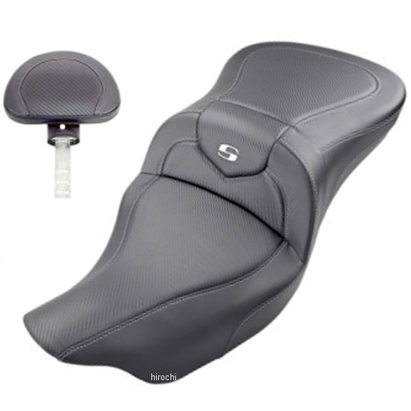 【USA在庫あり】 808-07B-186BR サドルメン Saddlemen シート リーチ パックレスト付き カーボン 0801-1191 JP店