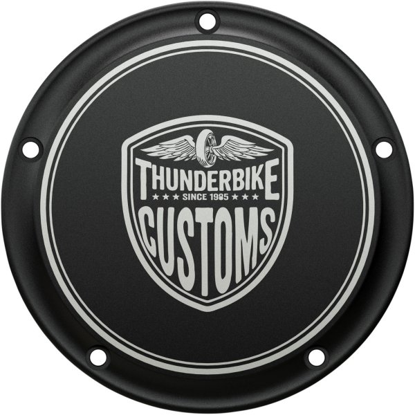 ThunderBike ダービーカバー Torque Logo M8ソフテイル ThunderBike ダービーカバー Torque Logo ブラック M8ソフテイル