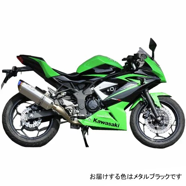 ビート BEET スリップオンマフラー ナサートエボリューション TYPE2 Ninja、Z250SL メタルブラック 0228-KD2-MB JP店|株式会社ヒロチー商事 店