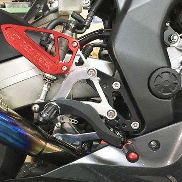 ビート BEET バックステップ 固定式 17年-19年 CBR250RR 赤/黒/ハイパーバンク シルバー 0111-H80-64 JP店