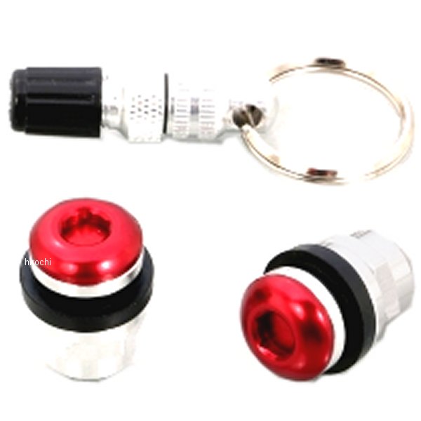 【メーカー在庫あり】 キタコ インビジブル Aバルブセット T2 赤 0901-509-00220 JP店画像