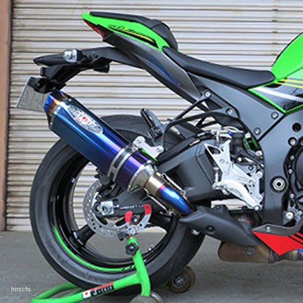 ビート BEET スリップオンマフラー ナサートエボリューション TYPE2 19年以降 カワサキ ZX-10R ブルーチタン 0222-KE1-BL JP店