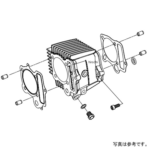 SP武川 シリンダーキット DOHC/138cc モンキー、ゴリラ 01-04-0132 JP店