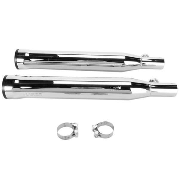 【USA在庫あり】 コブラ COBRA 3インチ スリップオンマフラー Race-Pro 00年-06年 FXST クローム 1801-0717 JP店