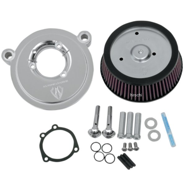 【USA在庫あり】 アレンネス Arlen Ness ビックサッカー ステージI 標準フィルター 00年-17年 Twin Cam クローム/カバー無し 1010-0181 JP店｜株式会社ヒロチー商事 店