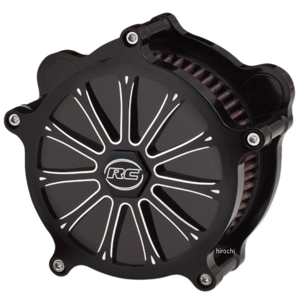 【USA在庫あり】 RCコンポーネンツ エアクリーナー Airstrike Exile 08年-17年 Twin Cam 黒 1010-2438 JP店