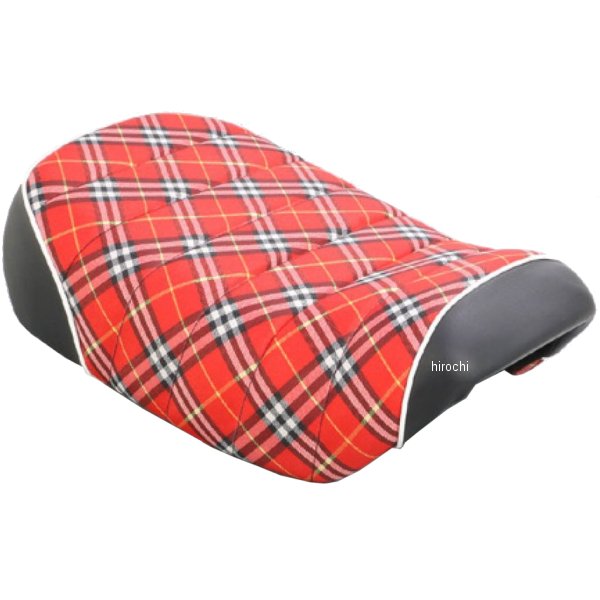 【メーカー在庫あり】 キタコ タックロールシート モンキー125 ホワイトパイピング チェック柄 610-1300190 JP店｜株式会社ヒロチー商事 店
