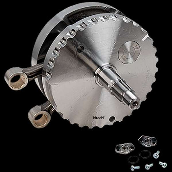 【メーカー在庫あり】 S&S 4-5/8”ストロークフライホイールASSY レース無 99年-06年 ビッグツイン 320-0525 JP店|株式会社ヒロチー商事 店