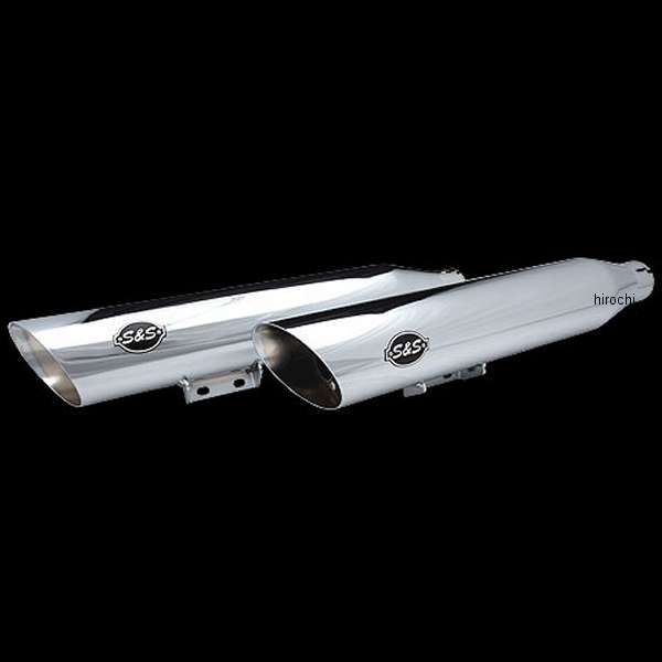 【メーカー在庫あり】 S&S スラッシュカット スリップオンマフラー　車検対応 クローム FLHCS 550-1020-NK JP店｜株式会社ヒロチー商事 店 106,850円