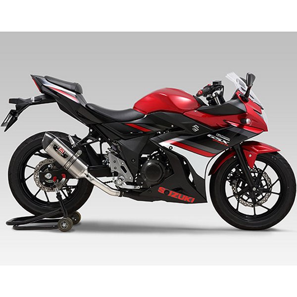 ヨシムラ スリップオンマフラー R-77S EXPORT SPEC 17年 GSX250R ステンレスカバー/カーボンエンド 110-139-5W50 JP店|株式会社ヒロチー商事 店