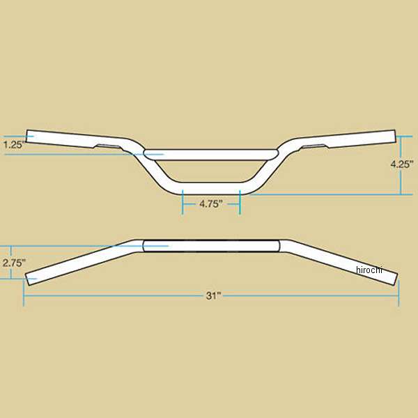 安い 激安 プチプラ 高品質 JP店 Biltwell 6016-1052 クローム MOTOハンドル ビルトウェル ヘコミ無し バイク用品