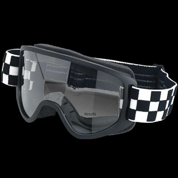 【メーカー在庫あり】 ビルトウェル Biltwell モトゴーグル2.0 チェッカー黒 2101-5101-014 JP店