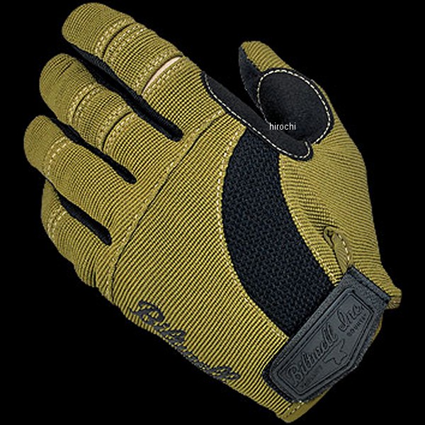 【メーカー在庫あり】 ビルトウェル Biltwell モトグローブ オリーブ/黒/タン XSサイズ 1501-0309-001 JP店