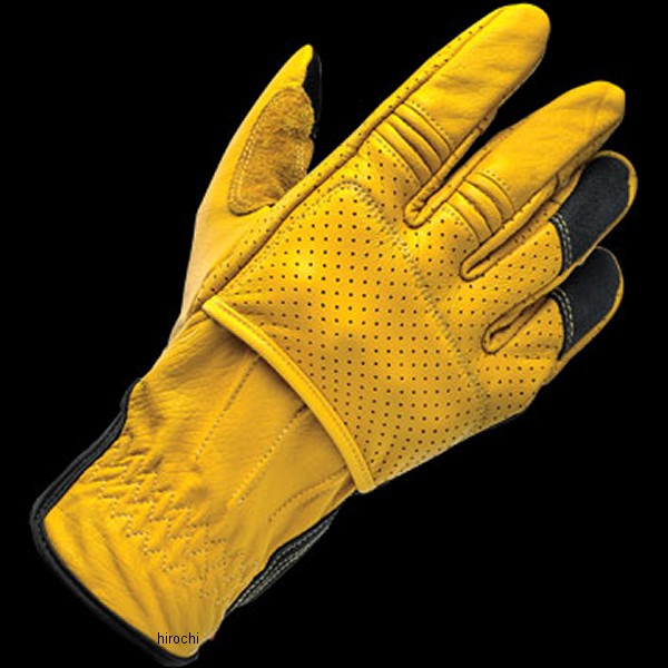 【メーカー在庫あり】 ビルトウェル Biltwell グローブ BORREGO ゴールド XLサイズ 1506-0701-305 JP店｜株式会社ヒロチー商事 店