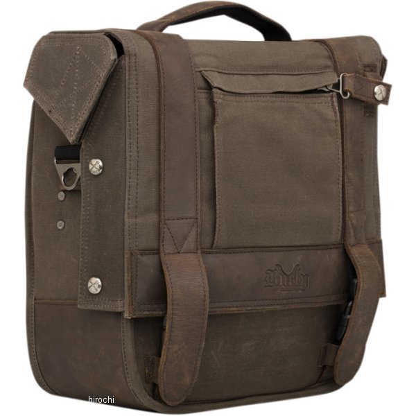 【USA在庫あり】 バーリーブランド BURLY BRAND Voyager サドルバッグ ダークオーク burB15-1000D JP店
