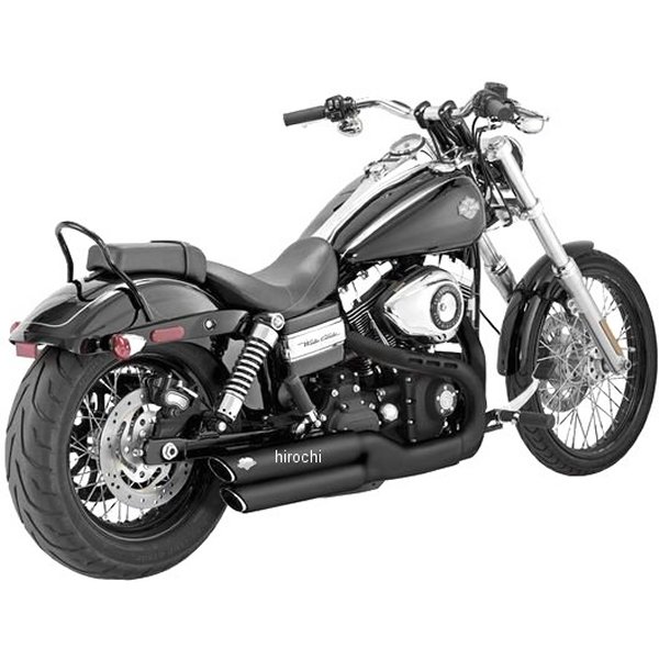 【USA在庫あり】 バンス＆ハインズ 3インチ スリップオンマフラー ツインスラッシュ 08年-17年 FXDF 黒 vah46845 JP店｜株式会社ヒロチー商事 店