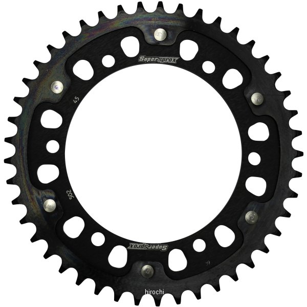 【メーカー在庫あり】 スーパースプロックス SUPERSPROX リアスプロケット ステルス 502-45T 黒 RST-502:45-BLK JP店