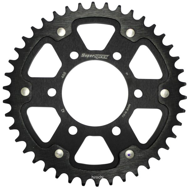 スーパースプロックス SUPERSPROX リアスプロケット ステルス 488-42T 黒 RST-488:42-BLK JP店｜株式会社ヒロチー商事 店
