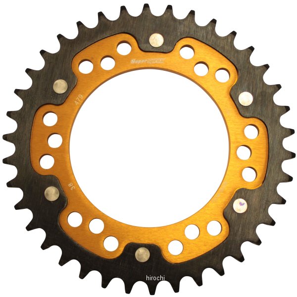 スーパースプロックス SUPERSPROX リアスプロケット ステルス 479-38T ゴールド RST-479:38-GLD JP店