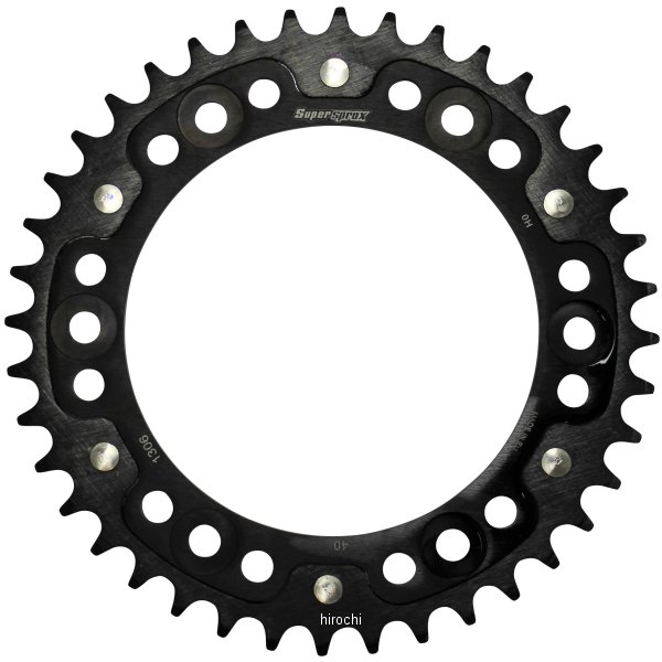 スーパースプロックス SUPERSPROX リアスプロケット ステルス 1306-40T 黒 RST-1306:40-BLK JP店 9,183円