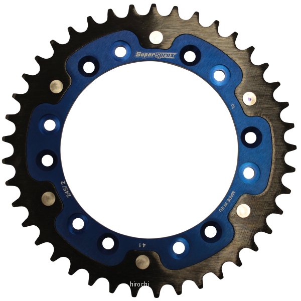 【メーカー在庫あり】 スーパースプロックス SUPERSPROX リアスプロケット ステルス 245/2-41T 青 RST-245/2:41-BLU JP店|株式会社ヒロチー商事 店