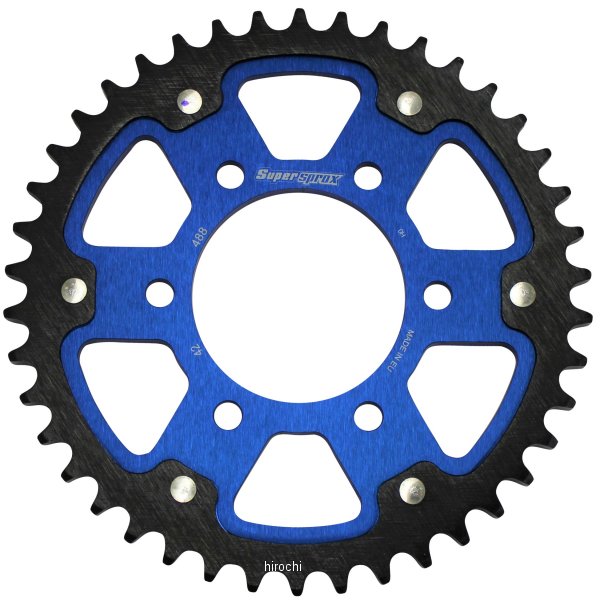 【メーカー在庫あり】 スーパースプロックス SUPERSPROX リアスプロケット ステルス 488-42T 青 RST-488:42-BLU JP店