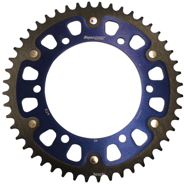 【メーカー在庫あり】 スーパースプロックス SUPERSPROX リアスプロケット ステルス 472-48T 青 RST-472:48-BLU JP店